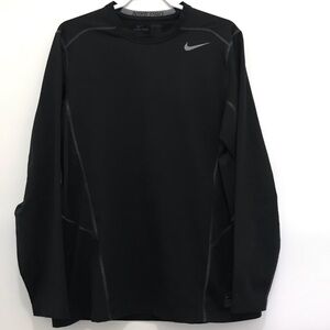 Nike Pro Combat Hyperwarm Fitted Shirt Black Size XL